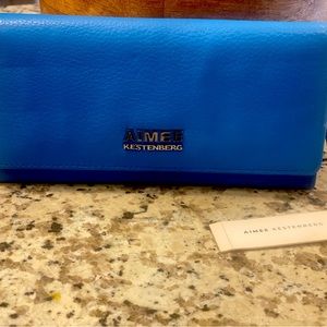 The IT color of the season!  Genuine Leather. Multiple card holder